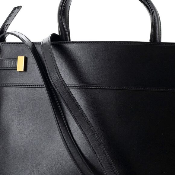 Saint Laurent Manhattan Tote Leather Small Black - Picture 7 of 8